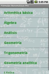 free game image for Fórmulas Matemáticas game pic for Fórmulas Matemáticas